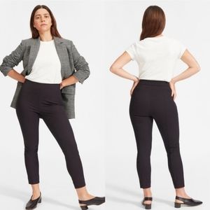 Everlane Black Curvy Side Zip Work Pant